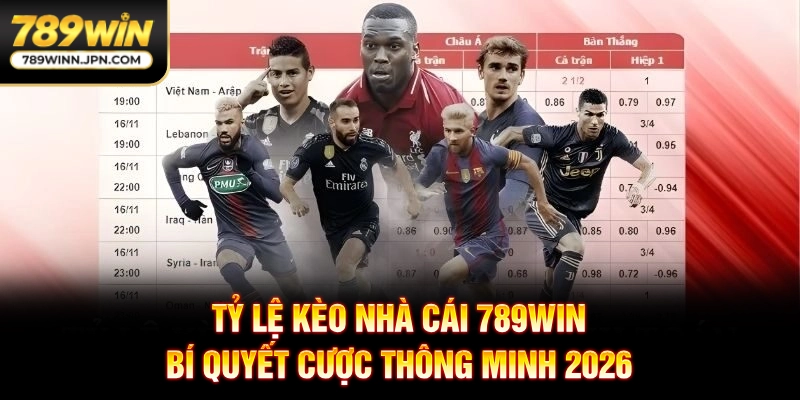 Tỷ Lệ Kèo Nhà Cái 789WIN - Bí Quyết Cược Thông Minh 2026